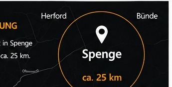 Einsatzgebiet Spenge und Umgebung